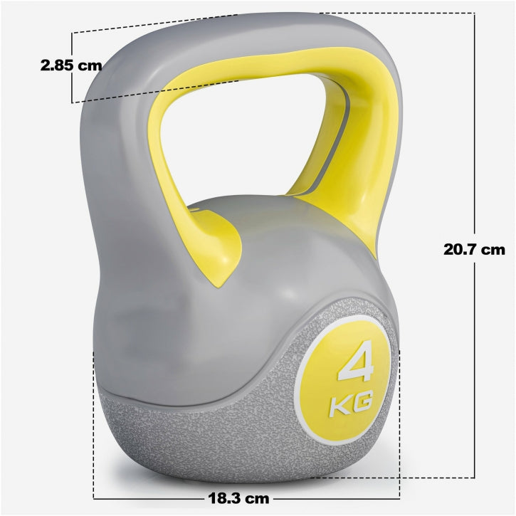 Ensemble Avantage Kettlebells 2 x 4 kg Plastique Trendy