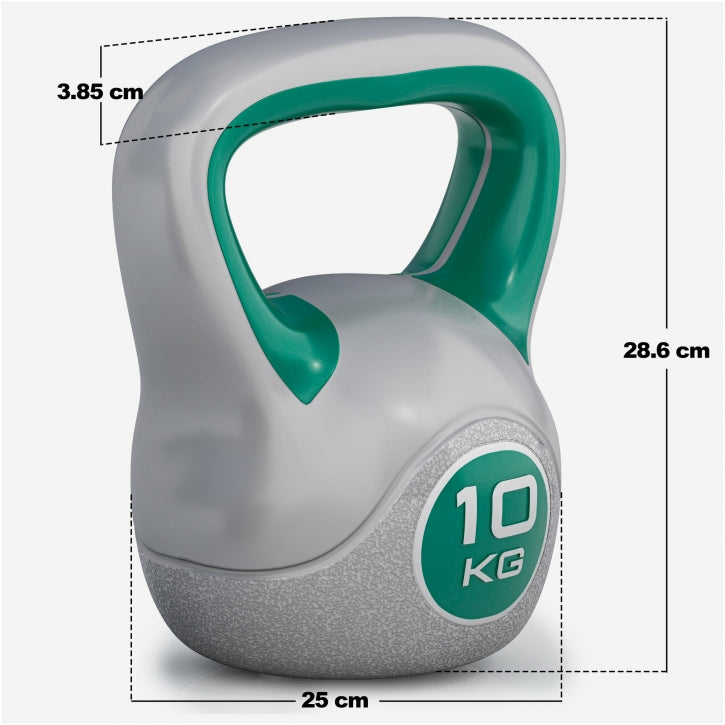 Kettlebell 10 kg Kunststof Trendy