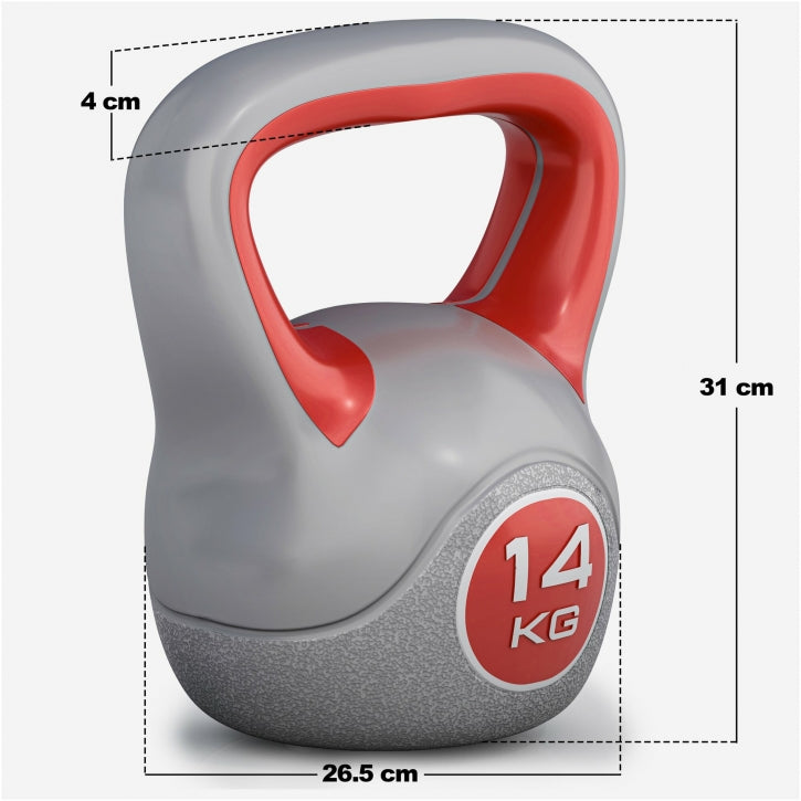 Kettlebell 14 kg Kunststof Trendy