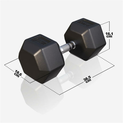 Dumbell hexagon 27,5 kg