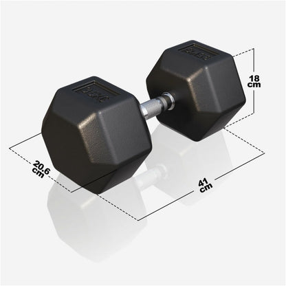 Dumbell hexagon 35 kg