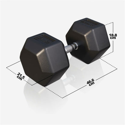 Haltère hexagonale 42,5 kg