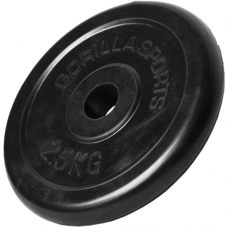 Halterschijf 2,5 kg Rubber