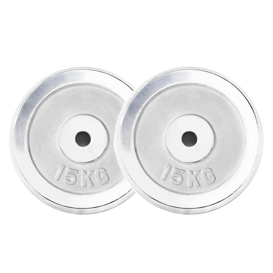 Jeu de disques de poids 30 kg Chrome - 2 x 15 kg