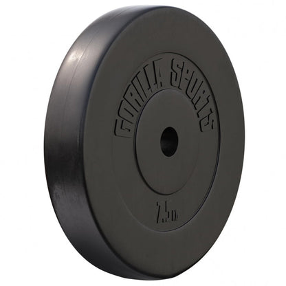 Disque de poids 7,5 kg en plastique - 30/31 mm 