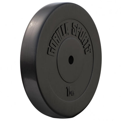 Disque de poids 15 kg en plastique - 30/31 mm 