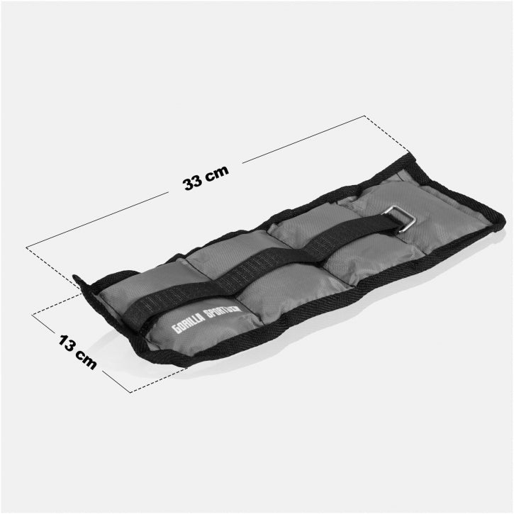 Set enkel- of polsgewichten 2 kg - 2 x 1 kg