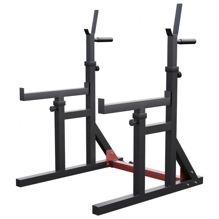 Rack multi-squat avec barre de 100 kg et pince en plastique