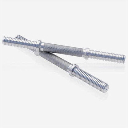 Dumbellset 20 kg + 2 x 5 kg Chroom - Schroefsluiting 30 mm