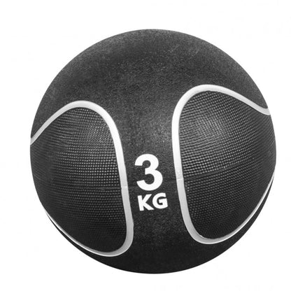 Ensemble de médecine-ball 12 kg noir