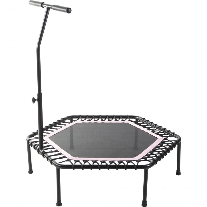 Trampoline de fitness rose