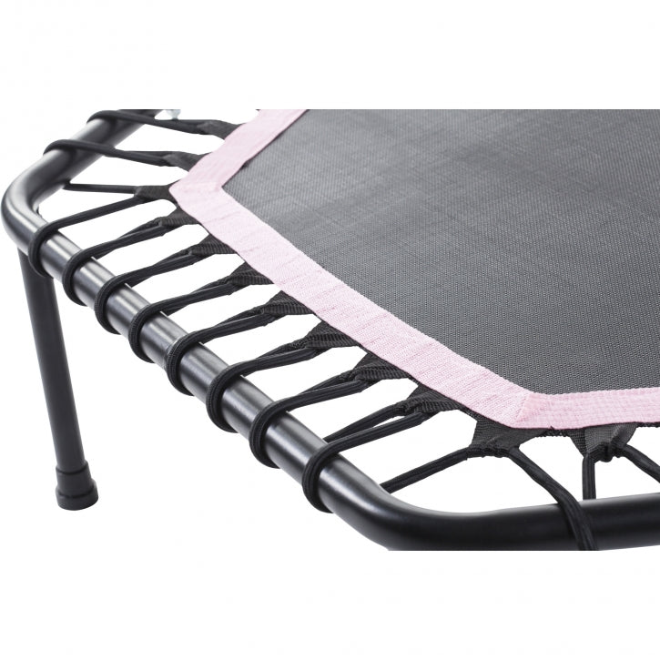 Trampoline de fitness rose