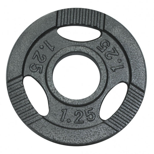 Disque de poids 1,25 kg Gripper Fonte Argent - 50/51 mm