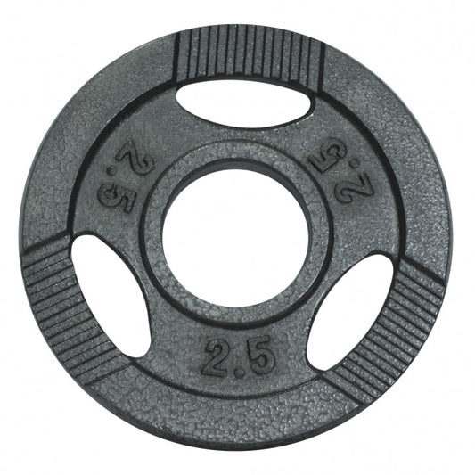 Disque de poids 2,5 kg Gripper Fonte Argent - 50/51 mm