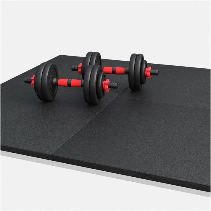 Vloer Beschermingsmatten Rubber 50 x 50 cm 4-delig