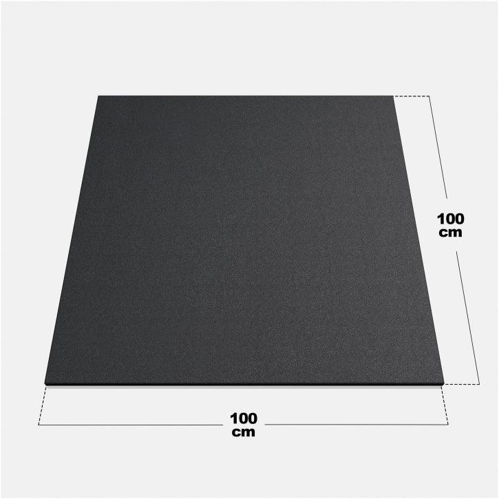 Vloer Beschermingsmatten Rubber 100 x 100 cm