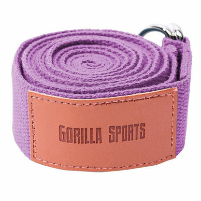Yoga riem 260 x 3,8 cm Paars