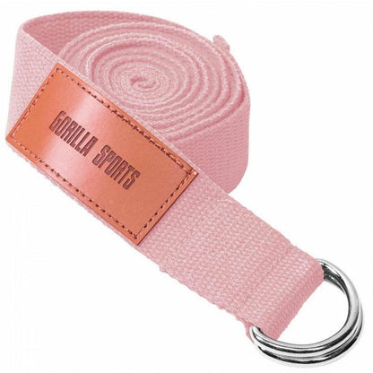 Yoga riem 260 x 3,8 cm Roze