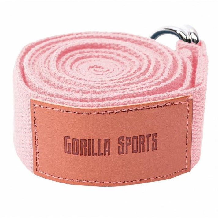 Yoga riem 260 x 3,8 cm Roze