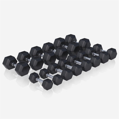 Support d'haltères avec haltères hexagonales de 237 kg