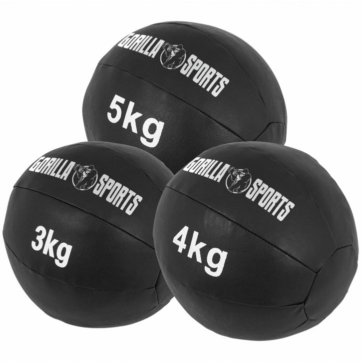 Medicine ball set 12 kg leer