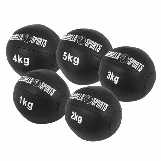 Medicine ball set 15 kg leer