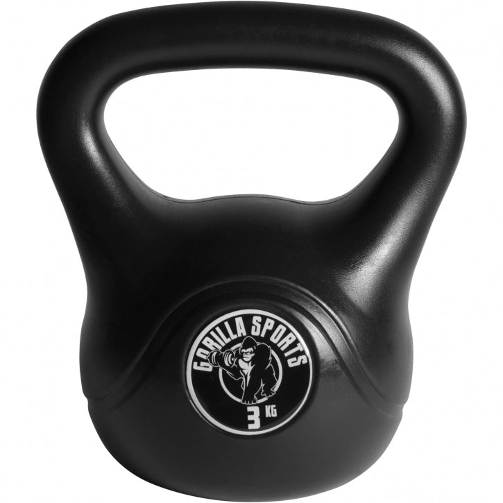 Ensemble avantage kettlebells 3, 6 et 8 kg en plastique