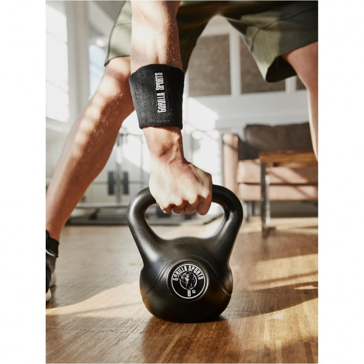 Voordeelset Kettlebells 8 en 16 kg Kunststof