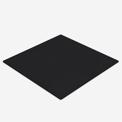 Sportschool Vloer Beschermingsmatten Rubber 4 matten + 8 eindstukken Zwart