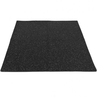 Sportschool Vloer Beschermingsmatten Rubber 4 matten + 8 eindstukken Wit