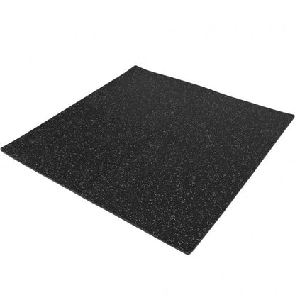 Sportschool Vloer Beschermingsmatten Rubber 4 matten + 8 eindstukken Wit