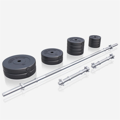 Set d'haltères 60 kg plastique - 30 mm