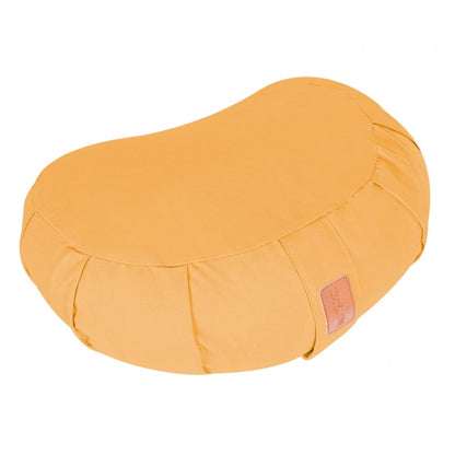 Coussin de yoga demi-lune bleu foncé