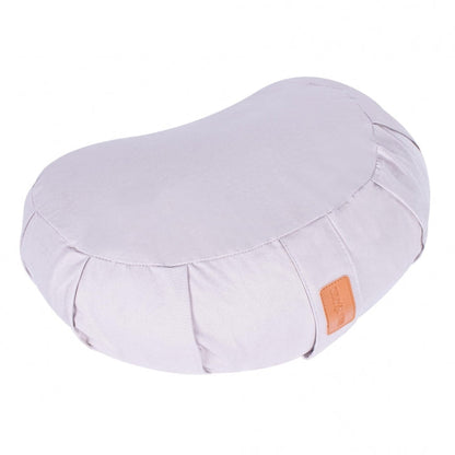 Coussin de yoga demi-lune bleu foncé