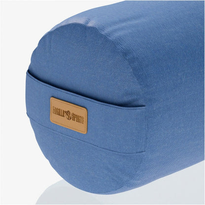 Coussin de yoga bleu foncé