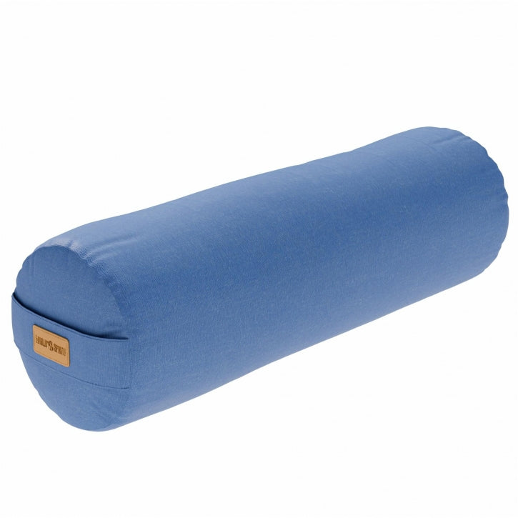 Coussin de yoga bleu foncé