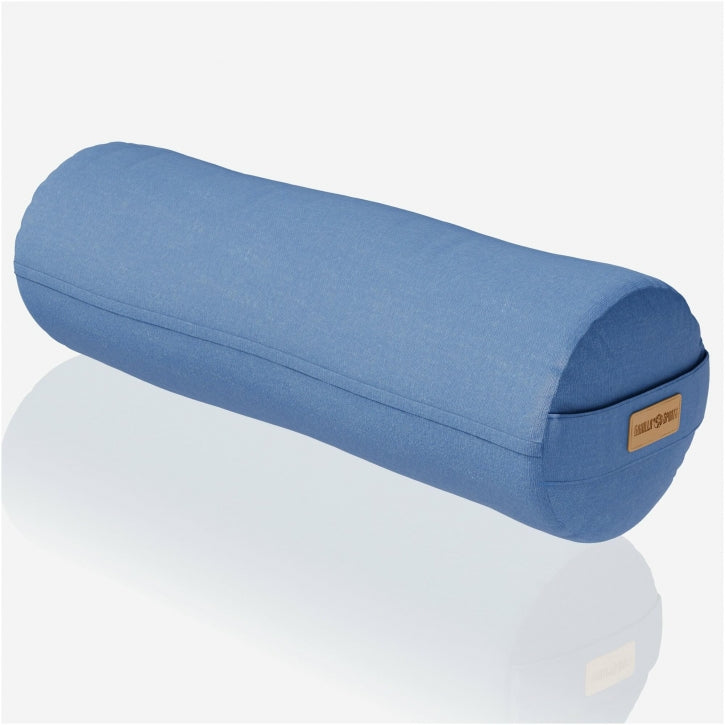 Coussin de yoga bleu foncé