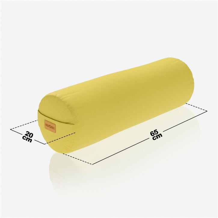 Coussin de yoga jaune