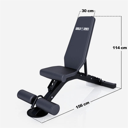 Banc de musculation réglable professionnel