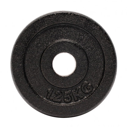 Dumbellset 15 kg gietijzer - 25 mm