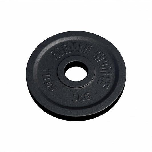 Disque de poids olympique 15 kg en fonte noire 50/51 MM