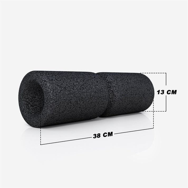 Foam roller 38 cm Zwart