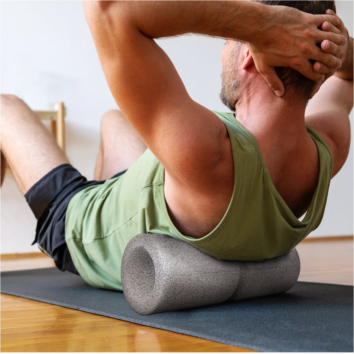 Foam roller 38 cm Grijs