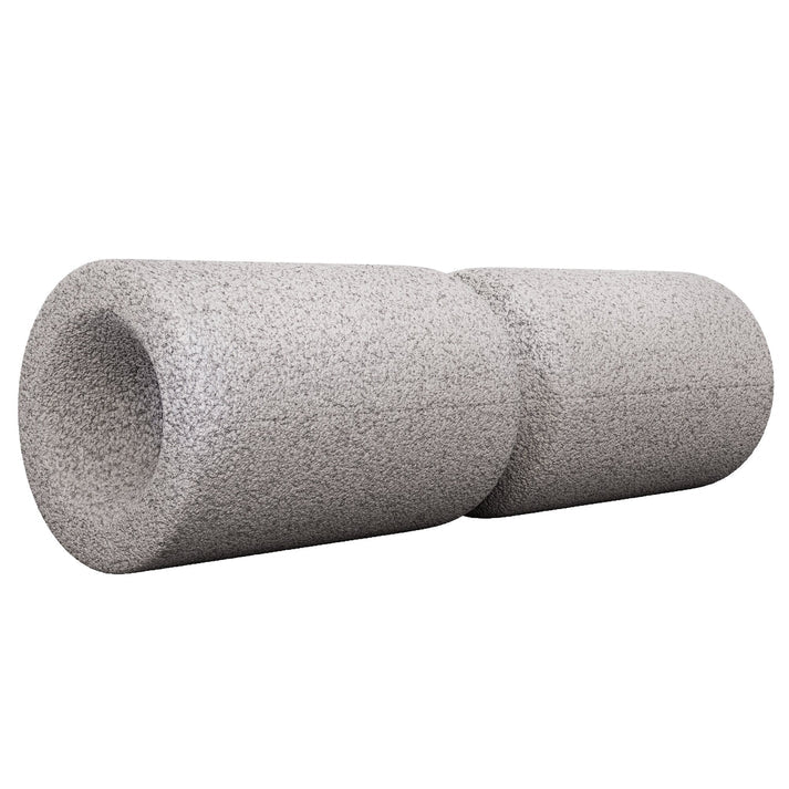 Foam roller 38 cm Grijs