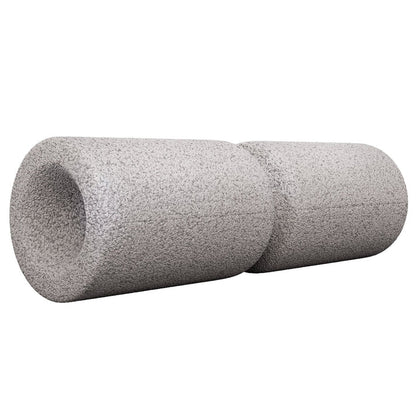 Foam roller 38 cm Grijs