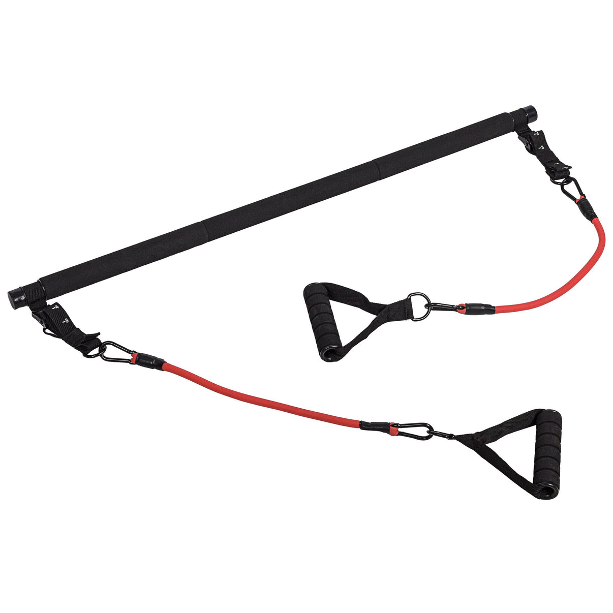 Full body workout set met verstelbare stang en resistance bands