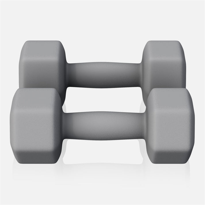 Vinyl halterset 2 x 4 kg