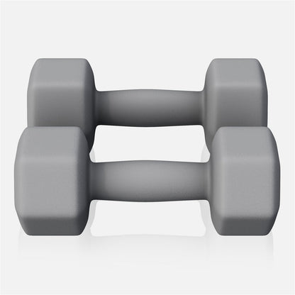 Vinyl halterset 2 x 4 kg