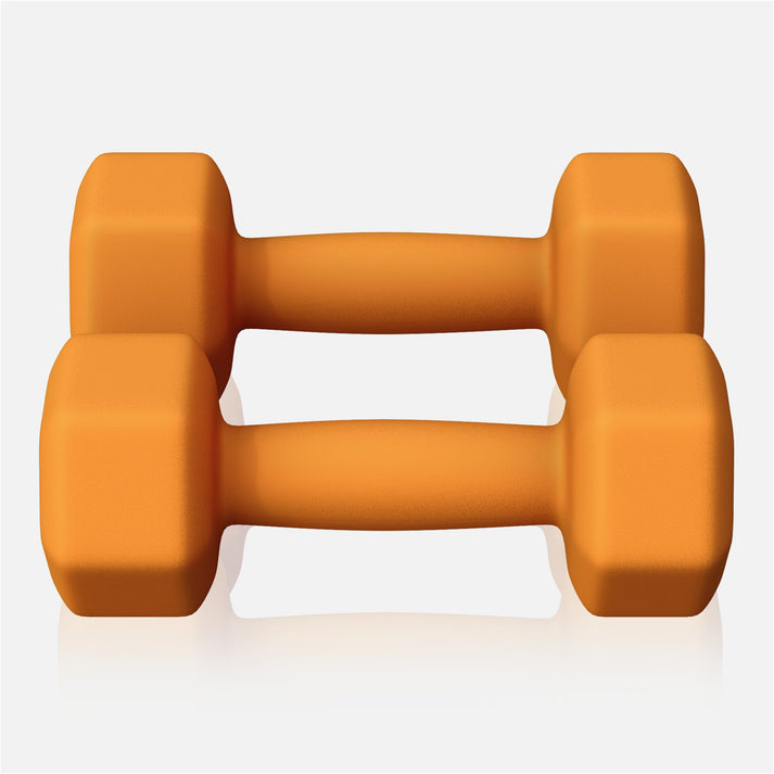 Vinyl halterset 2 x 3 kg