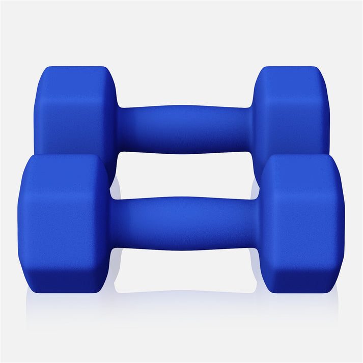 Vinyl halterset 2 x 5 kg